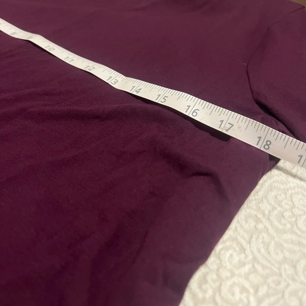 Eileen Fisher Viscose Plum Women’s Classic Style Quality Medium Elevated Basics - Picture 5 of 8